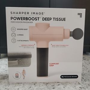 Powerboost Deep Tissue Percussion Full Body Massager w/ Attachments